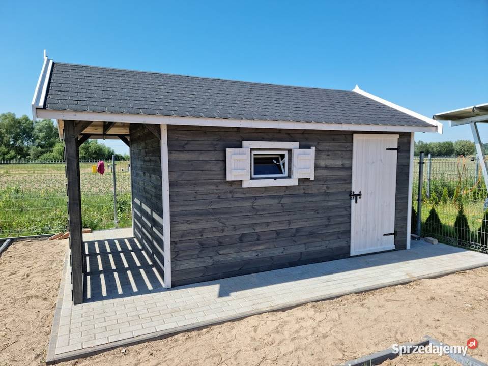 DOMEK NARZĘDZIOWY OGRODOWY DREWUTNIA 3x5 DREWNO Częstochowa