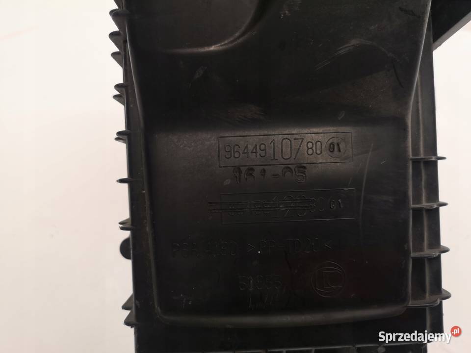 OBUDOWA FILTRA POWIETRZA PEUGEOT 407 9644910780 osobowe Przystajń