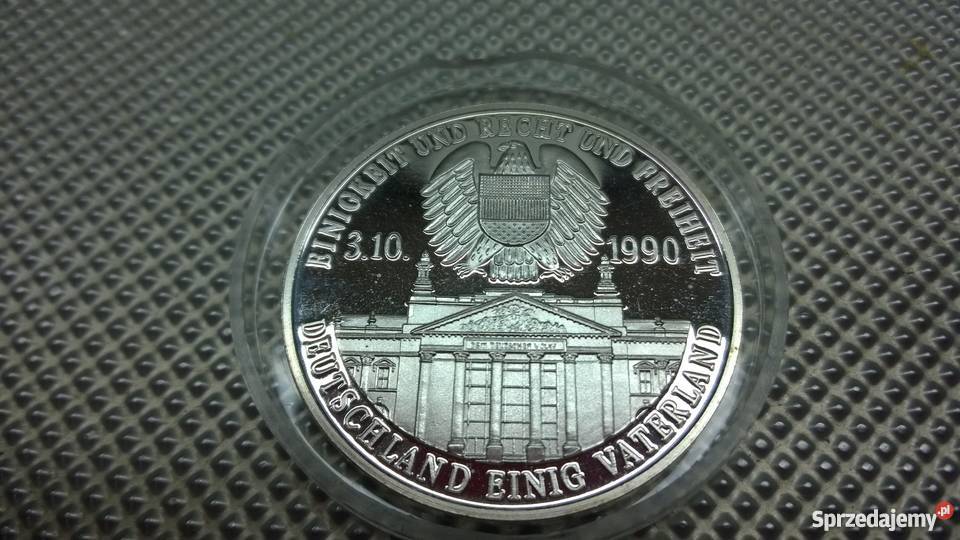 MEDAL NIEMCY 1990 ZJEDNOCZENIE NIEMIEC Warszawa