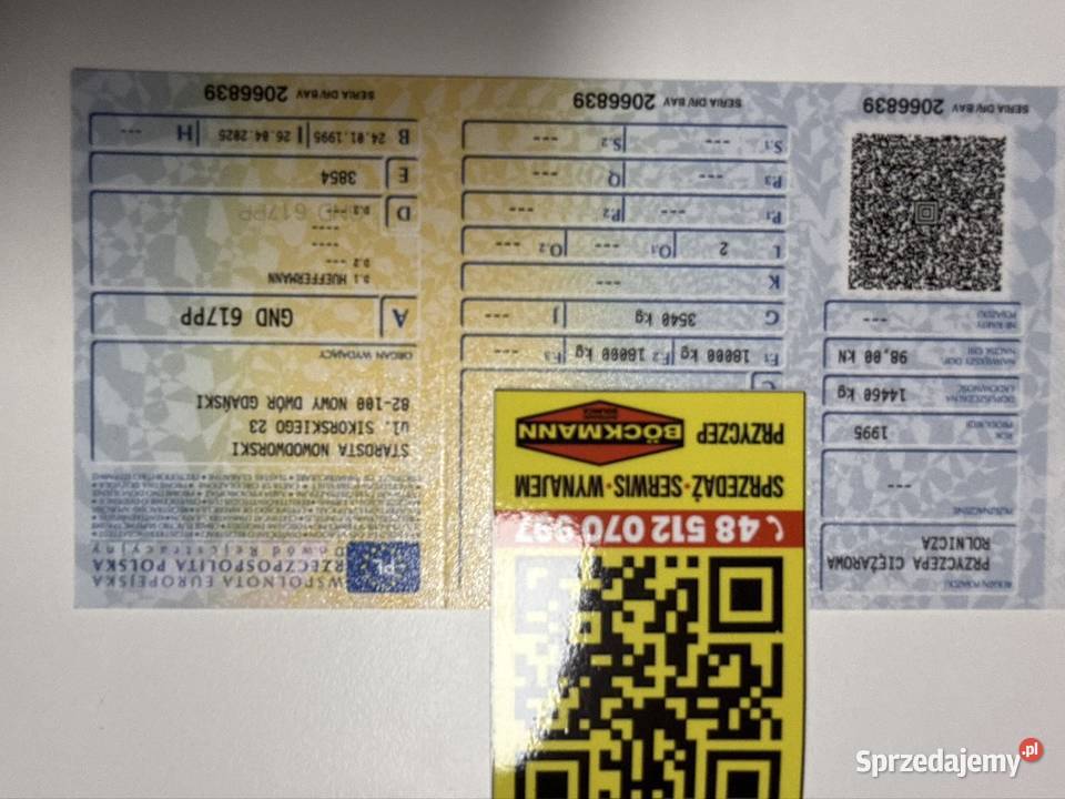 Przyczepa 18 ton platforma do siana slomy nieuszkodzony Przyczepy rolnicze Solnica