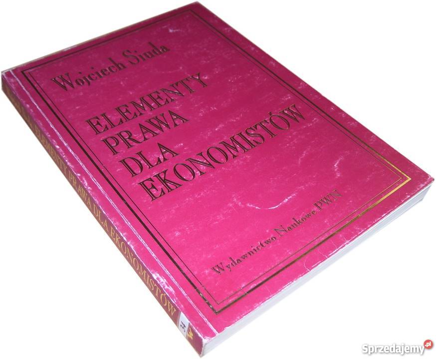 ELEMENTY PRAWA EKONOMISTÓW Siuda fa prawo i administracja zachodniopomorskie