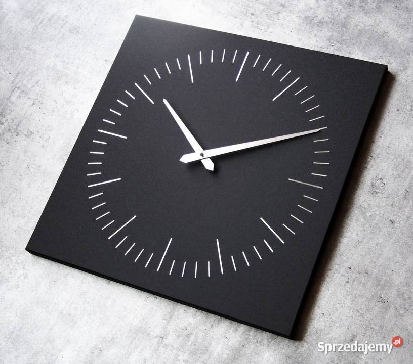 Oryginalny zegar ręcznie grawerowany na blasze metal Zegary Sandomierz