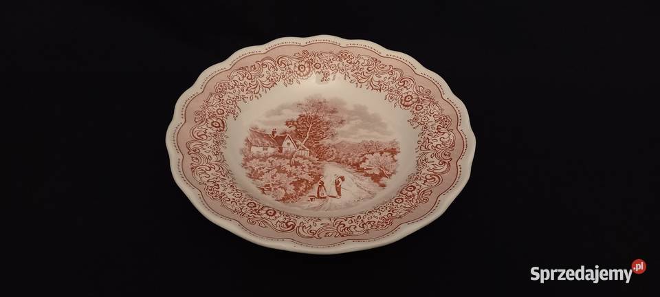 Talerz włoski Swiss Landscape Porcelana i szkło lubelskie Chełm