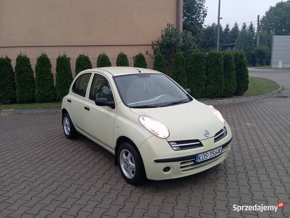 Nissan Micra K12 12Benz65 Klima200506194 Salon Samochody osobowe Bulowice