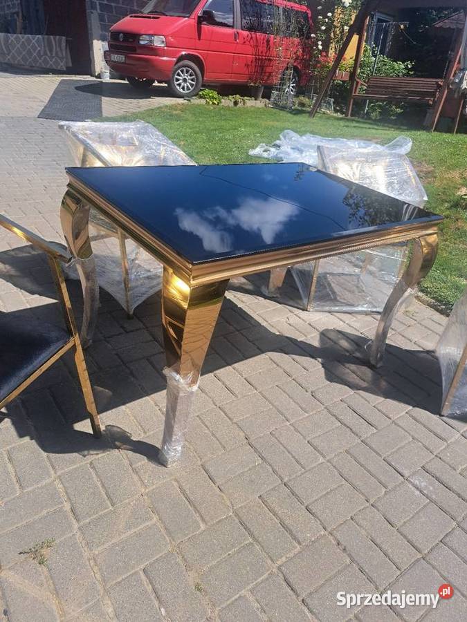 Zestaw Glamour StółKrzesła małopolskie Rzeplin