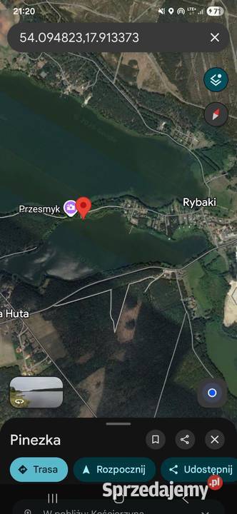 odstąpię dzierżawę działki z linia brzegową i Wynajem Sycowa Huta