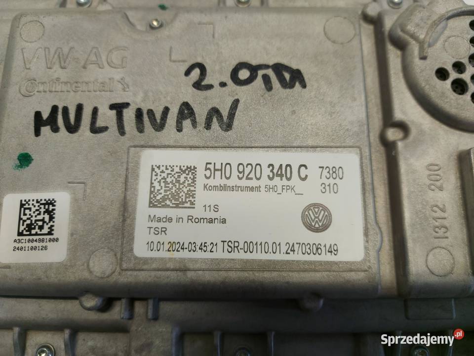 VW Multivan 7T0 T7 licznik virtual 20 tdi zegary dolnośląskie