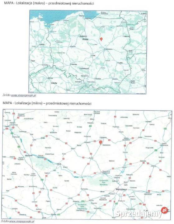 Nieruchomość zabudowana położona w miejscowości wolnostojący Sprzedaż Kraszewo