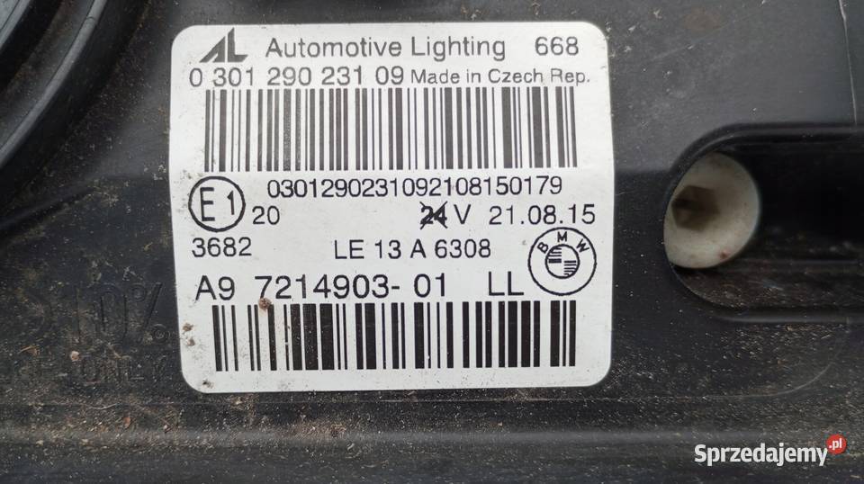 LAMPA REFLEKTOR LEWY PRZÓD EU BMW 2 F45 F46 LED Nowy Tomyśl