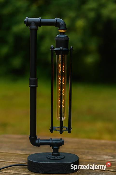 lampka z rus stalowychhandmade loft desing świętokrzyskie