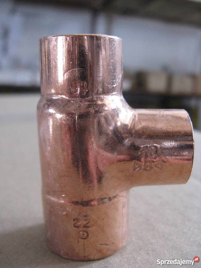 Trójnik Redukcyjny Miedziany 22X18X18 IBP Siedlce sprzedam