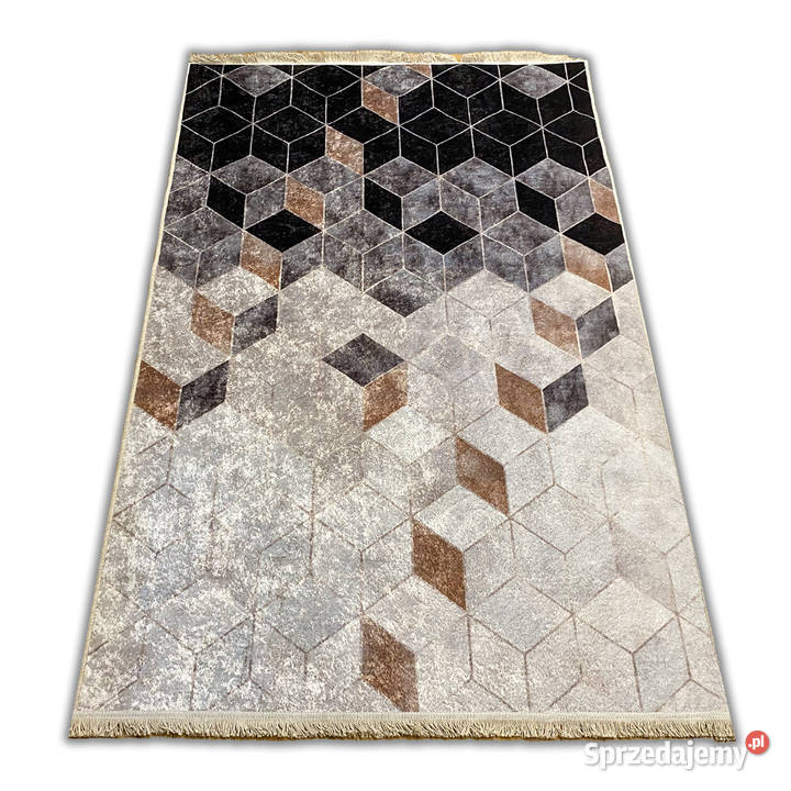 NOWOCZESNY DYWAN 130X190 PRINT 159813 CIENKI Dom i Ogród podlaskie Białystok