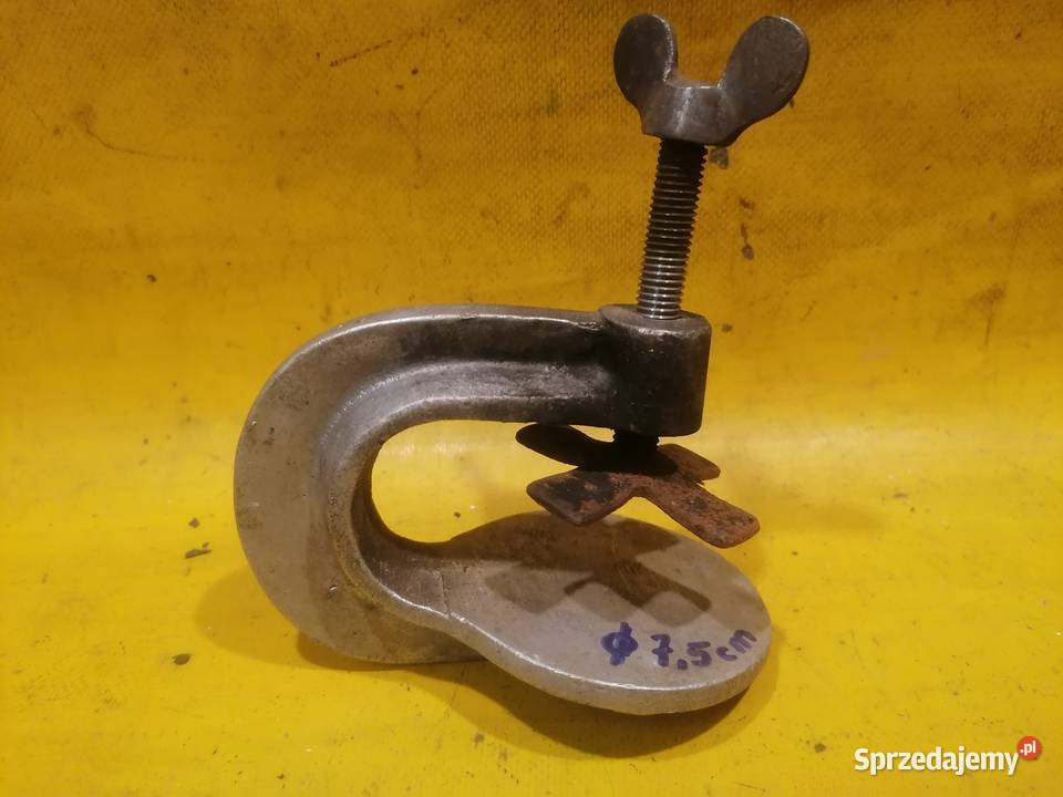 ścisk do dętek aluminiowy śrubowy PRL łódzkie Piotrków Trybunalski