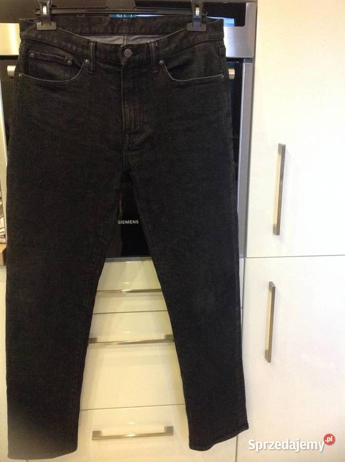Spodnie Jeans Czarne Męskie GAP L j Nowe