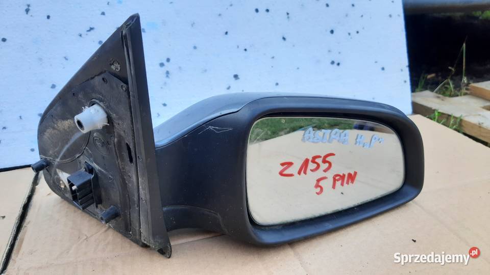 lusterko zewnętrzne Opel Astra H 3 III 5 pin Dębno