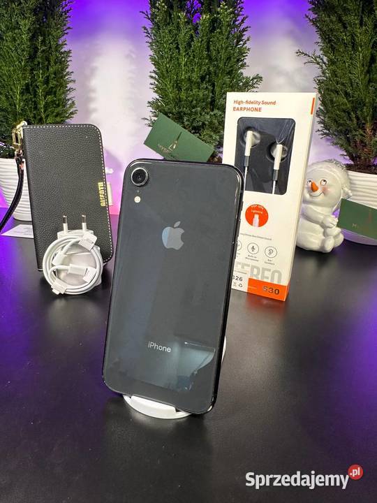 Apple iPhone XR 128GB Black Bateria 92 procent Warszawa sprzedam