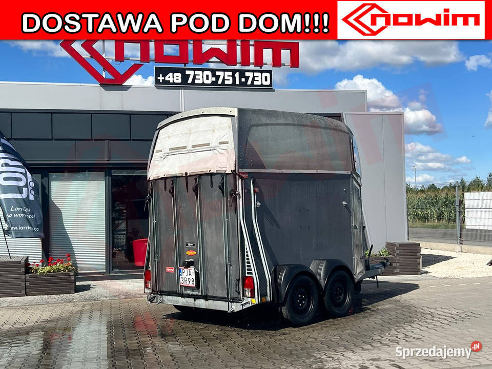 Przyczepa do 2 koni Boeckmann Duo koniara 2konna Poznań