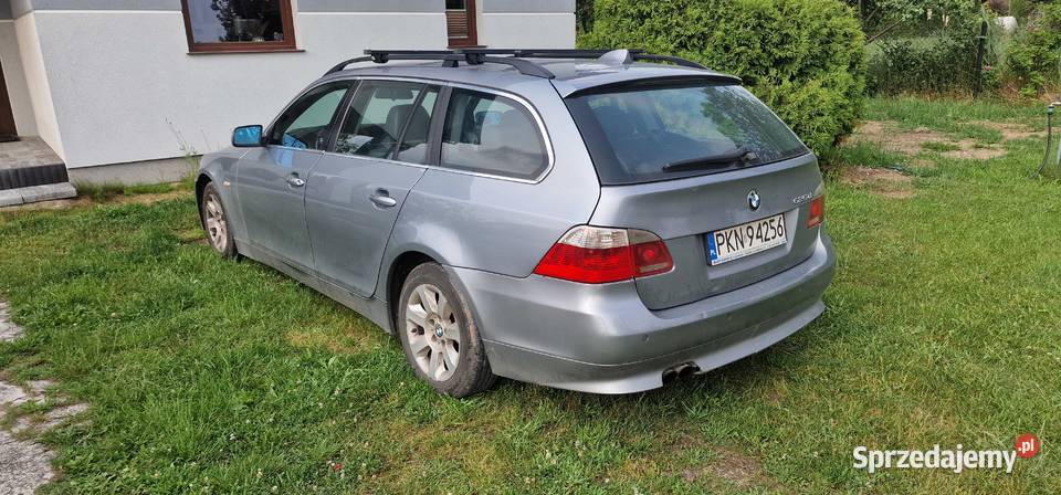 BMW 525D E61 05 M57 177 Skóra Duża Navi PDC Samochody osobowe Łódź