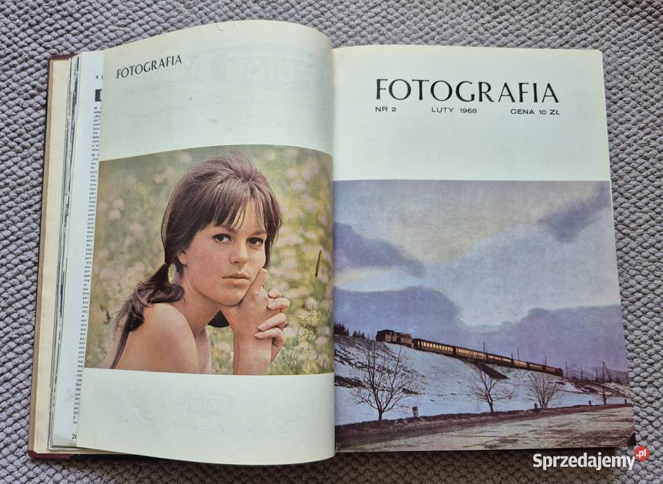Oprawiony rocznik 1968 miesięcznika Fotografia Wrocław