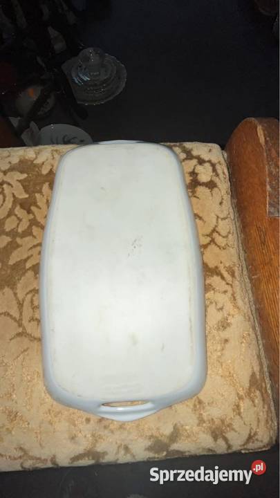 Patera biała porcelana Złocona Gdańsk