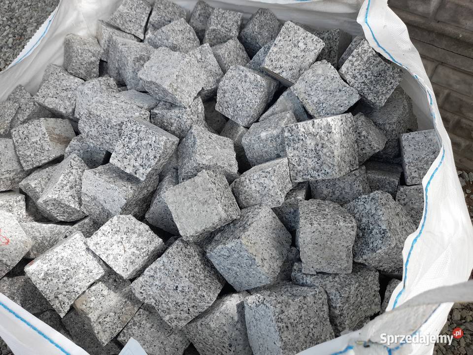 Kostka Piaskowiec Czerwony łupana 6x8 Ogród Sieradz