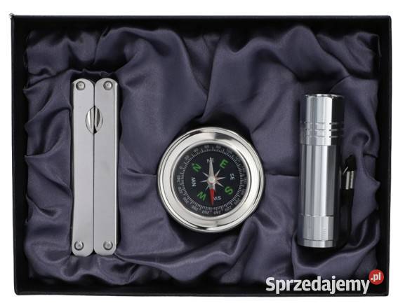 Kombinerki Latarka Kompas Zestaw Prezentowy 3w1 Pozostałe Ostrowy nad Okszą