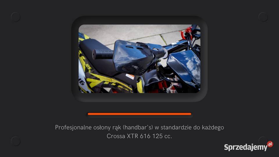 Cross XTR 616 125cc 1714 MANUAL EL START LAMPA dolnośląskie Ząbkowice Śląskie