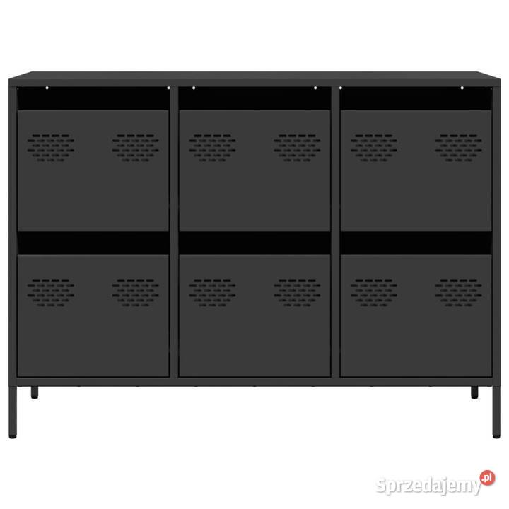 Szafka czarna 1015x39x735 stal walcowana na mazowieckie Warszawa