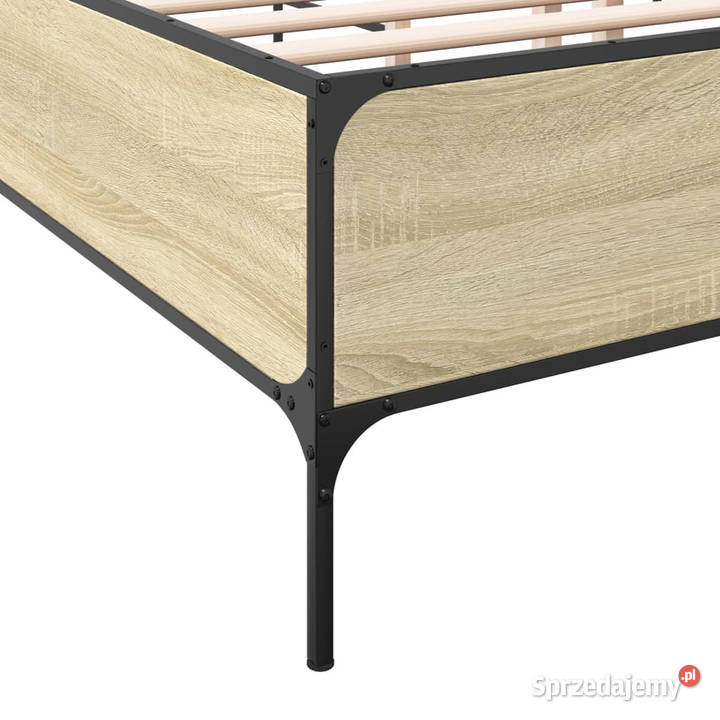 Rama łóżka dąb sonoma materiał drewnopochodny 44cm Warszawa sprzedam