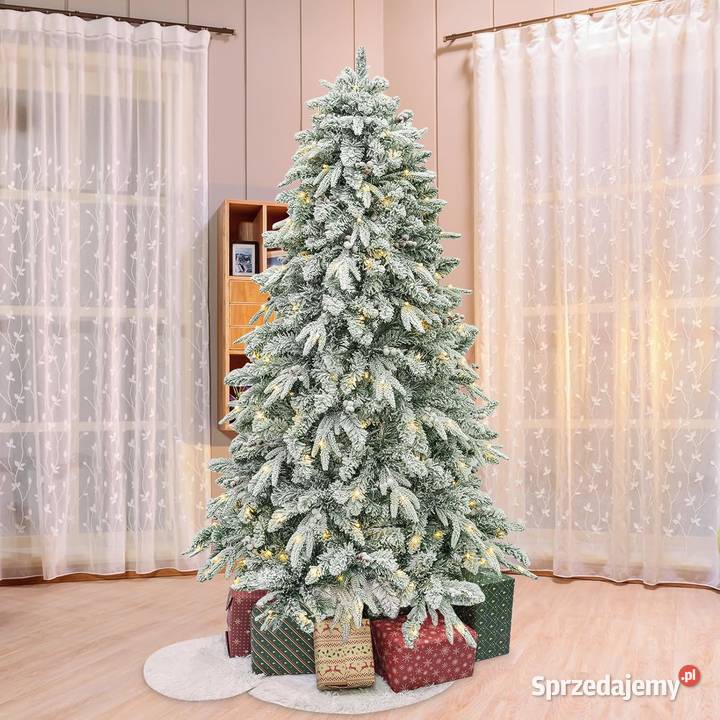 Choinka sztuczna DEWUR 180 ozdoby oświetlenie Jadowniki