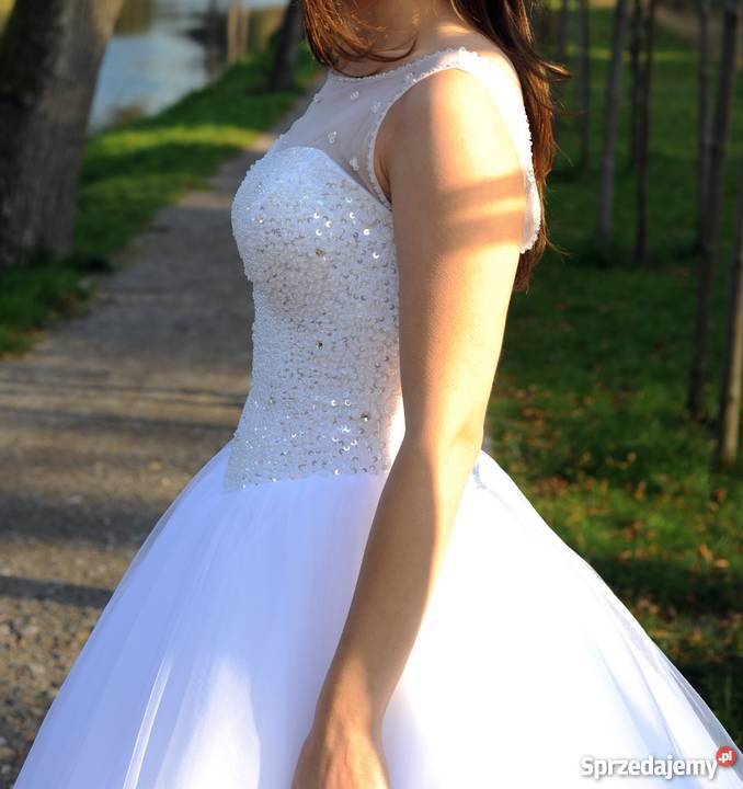 Przepiękna suknia ślubna Princessa Damska Rzeczyce