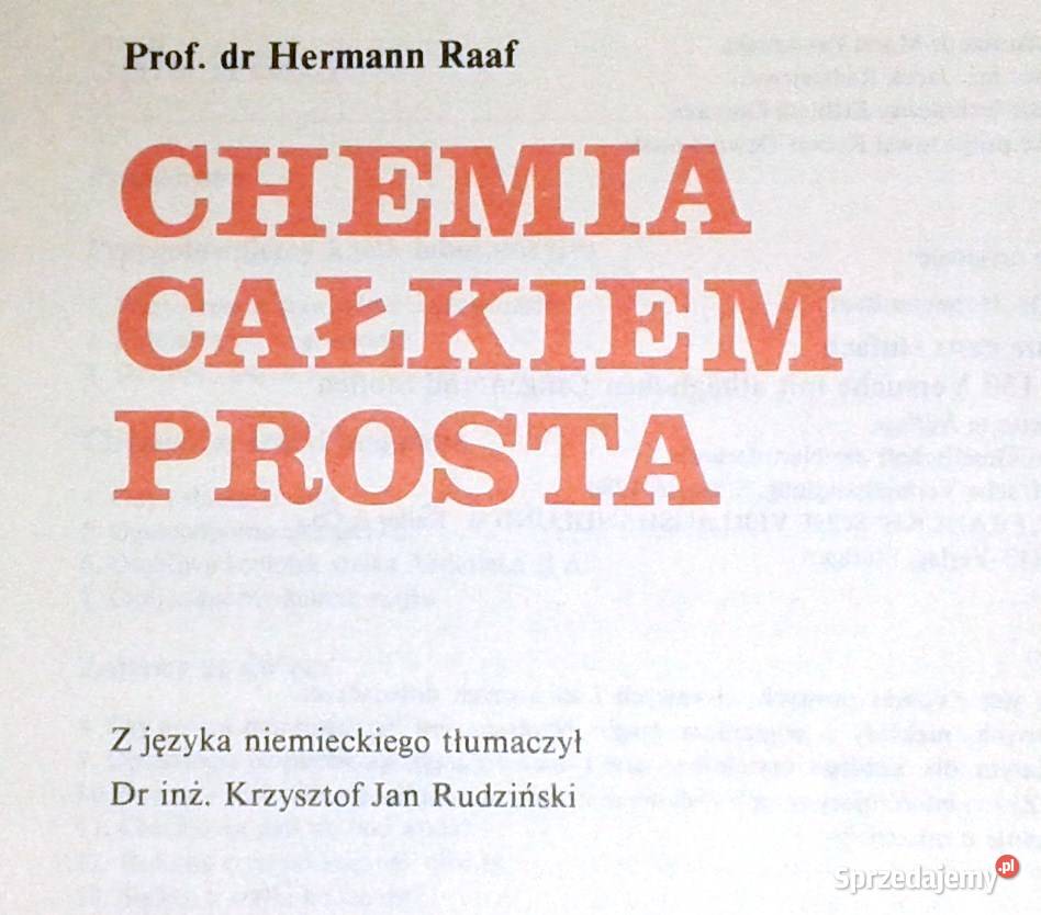 Chemia całkiem prosta Herman Raaf miękka