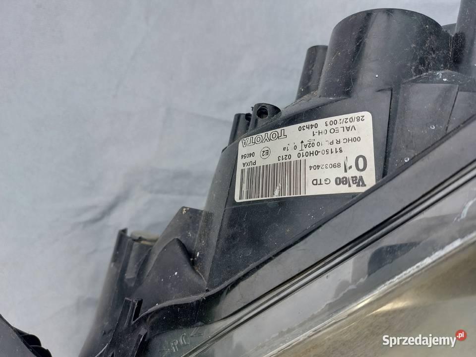 Lampy przod toyota aygo 200 zl kpl dolnośląskie