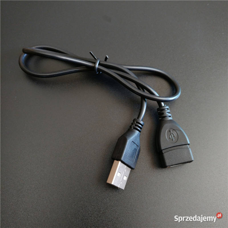 Przedłużacz USB 20 kabel długości 59 NOWY czarny kujawsko-pomorskie
