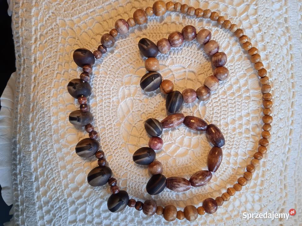 BRANSOLETY Z NASION DRZEW TAGUA BAWOLE OCZY Piła sprzedam
