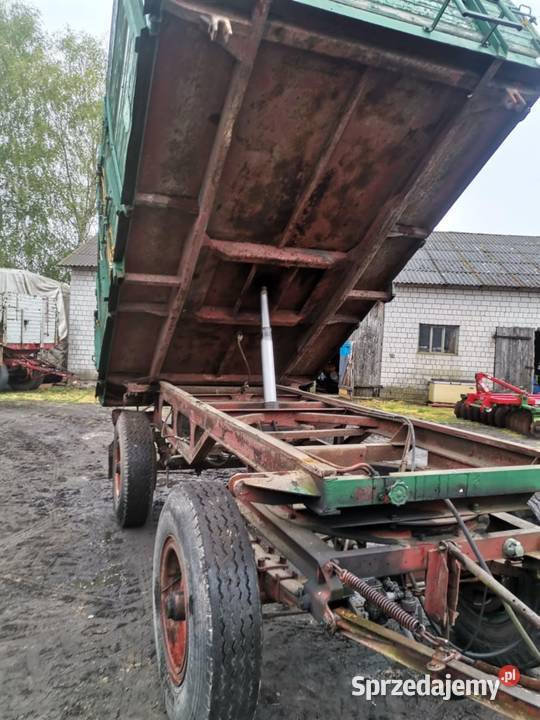 Przyczepa rolnicza 3 str wywrot 8 t Pabianice