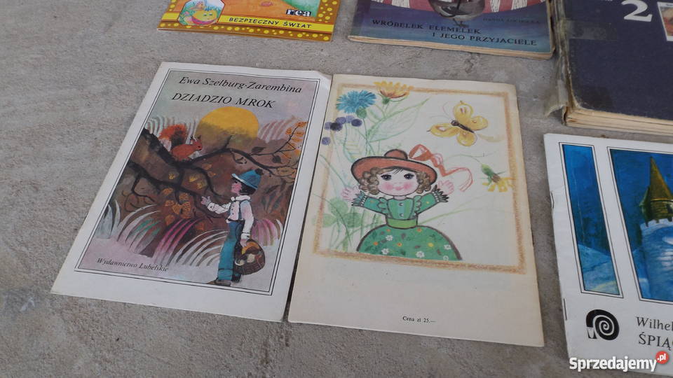 Stare książki bajki dzieci z Prlu Grodziczno