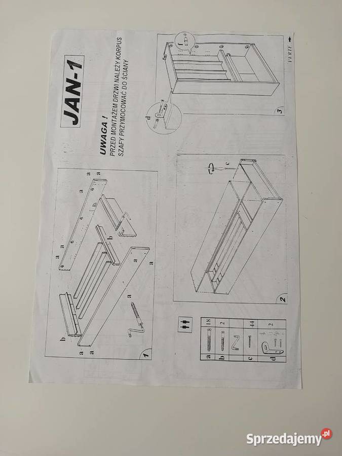 Nowa szafa na buty drzwi z lustrami w paczkach Wołomin