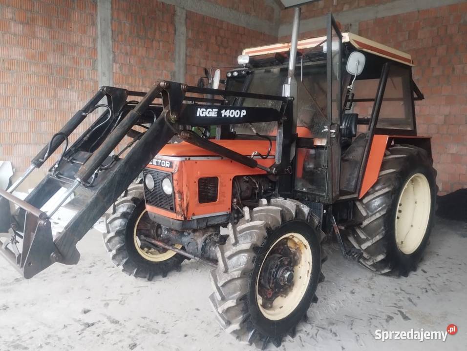 Zetor 7045 Z ŁadowaczemJohn Deere 6820 Koniecpol