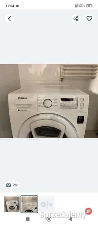 Pralka Samsung Eco bubble 7 1200obr Transport 60cm Warszawa sprzedam