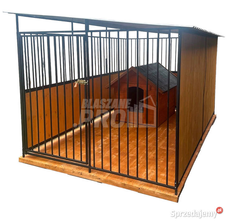 Kojec psów 2x3m Drewniana podłoga ściana pomorskie Słupsk