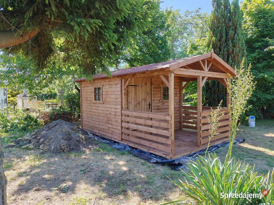 Domek z tarasem Montaż w sprzedam