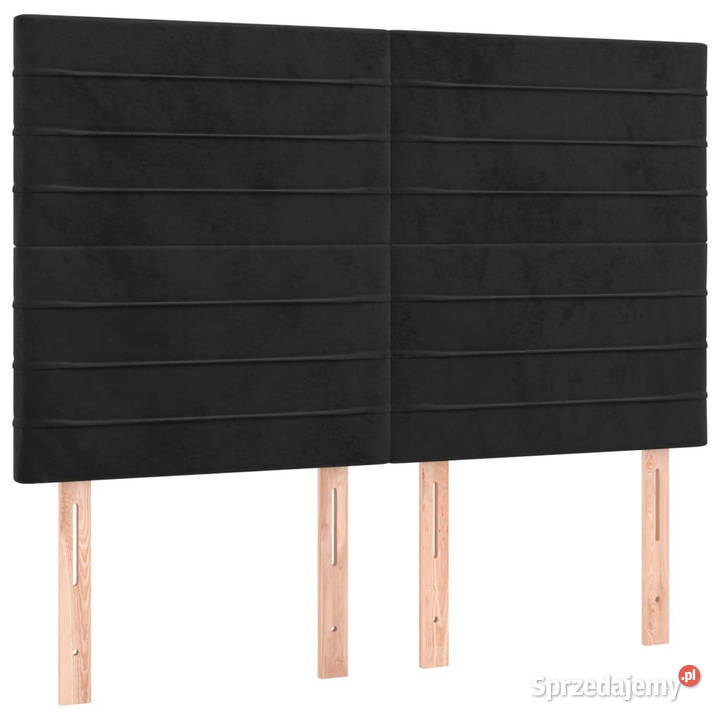 Zagłówek do łóżka z LED czarny 144x5x118128 Warszawa