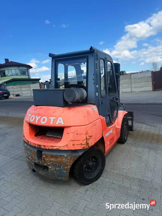 wózek widłowy TOYOTA 7FD35 FD40 Triplex przesuw diesel