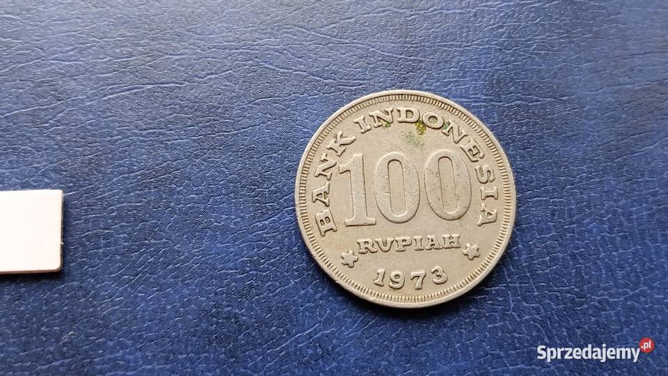 Stare monety 100 rupii 1973 Indonezja Lesko