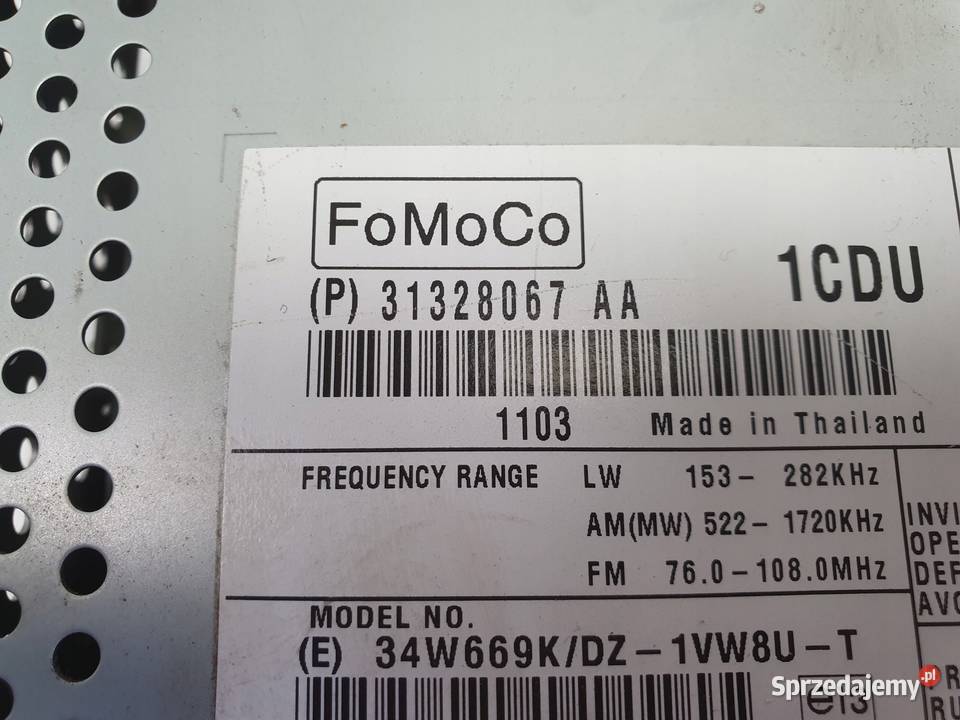 Volvo XC70 V70 III S80 II RADIOODTWARZACZ Radio lubelskie Chełm