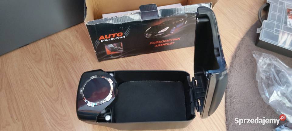 Podłokietnik samochodowy ze schowkiem Łomianki