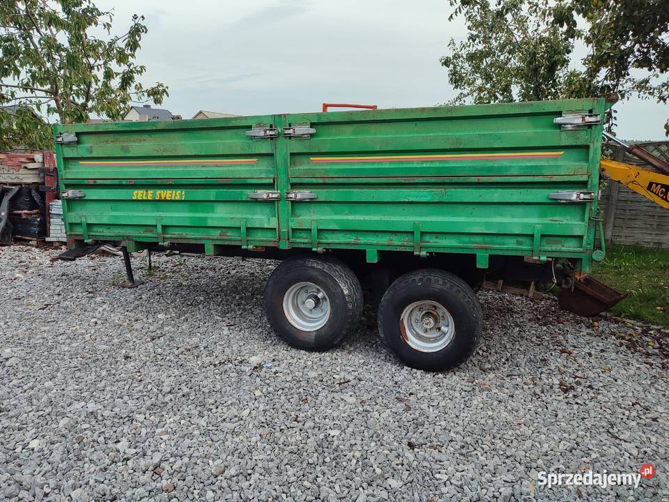 Przyczepa farma 10 ton tandem Nowa Słupia
