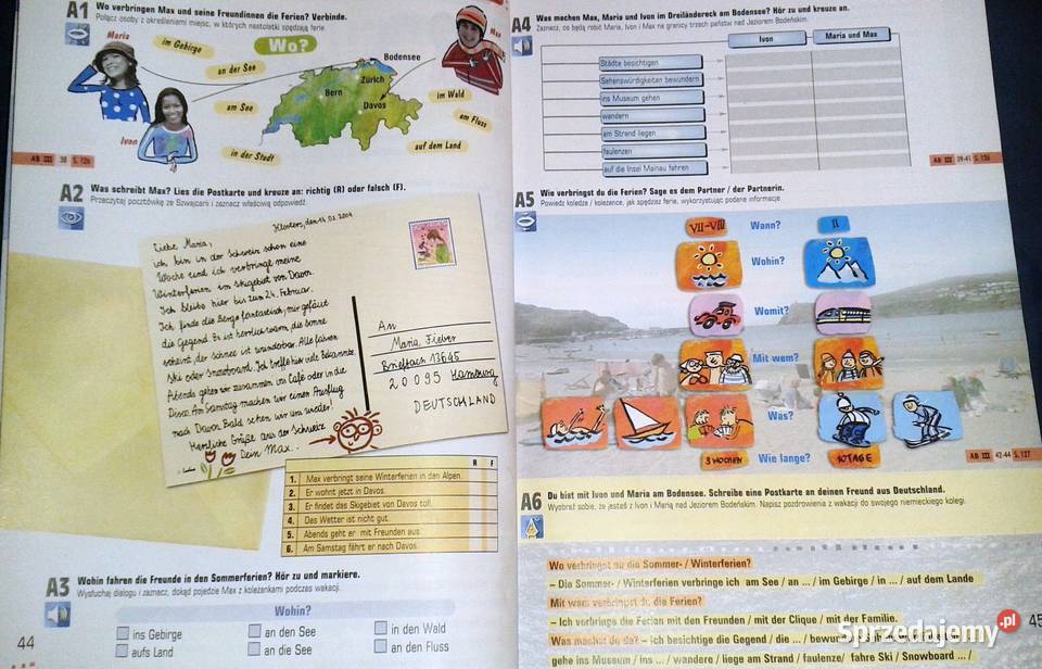 Hier und da 1 Język niemiecki Podręcznik z lubelskie