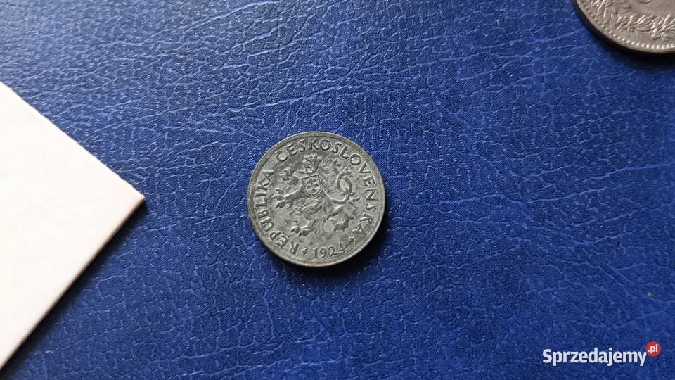 Stare monety 2 halerze 1924 Czechosłowaja podkarpackie